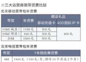 北京移动开启宽带促销 业务仍由铁通公司提供