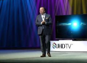三星于CES2015发布量子点曲面电视SUHD TV