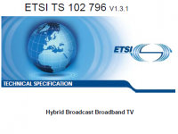 欧洲电信标准协会正式发布HbbTV 2.0规范TS 102 796 V1.3.1