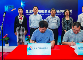 盐城广播电视总台新闻联络处入驻上海,将强化与沪上媒体沟通联络
