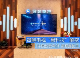  《新歌声2》最强露脸王 微鲸电视“黑科技”解密