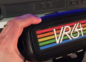 国外达人打造了一款适配Commodore 64电脑的复古VR头显