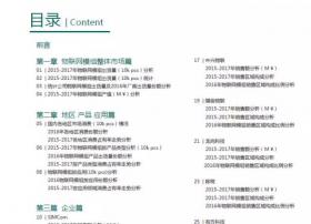 《2017中国蜂窝物联网模组报告》