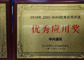 中兴通讯荣获2018中国SD-WAN峰会“优秀应用”与“创新应用”两项大奖