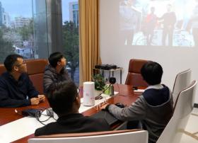 华为助力惠州电信演示业界首次5G高清云视频会议