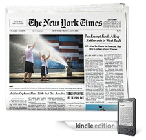 亚马逊Kindle用户可免费读网络版《纽约时报》