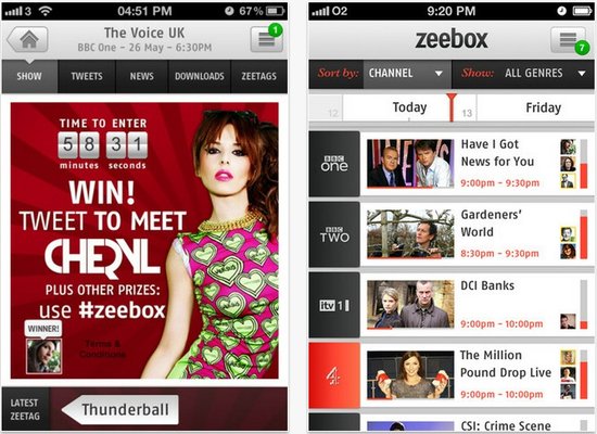 英国社交电视应用Zeebox将往美国开辟新战场